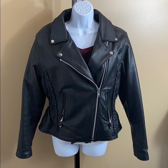Hot Leathers Jackets & Coats Heavy Duty Super Warm Black Leather